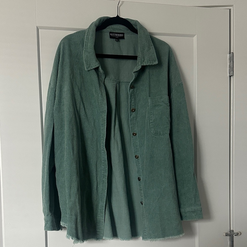 Kittenish Corduroy Shacket